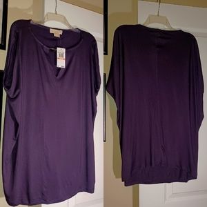 Michael Kors Peep Shoulder Top